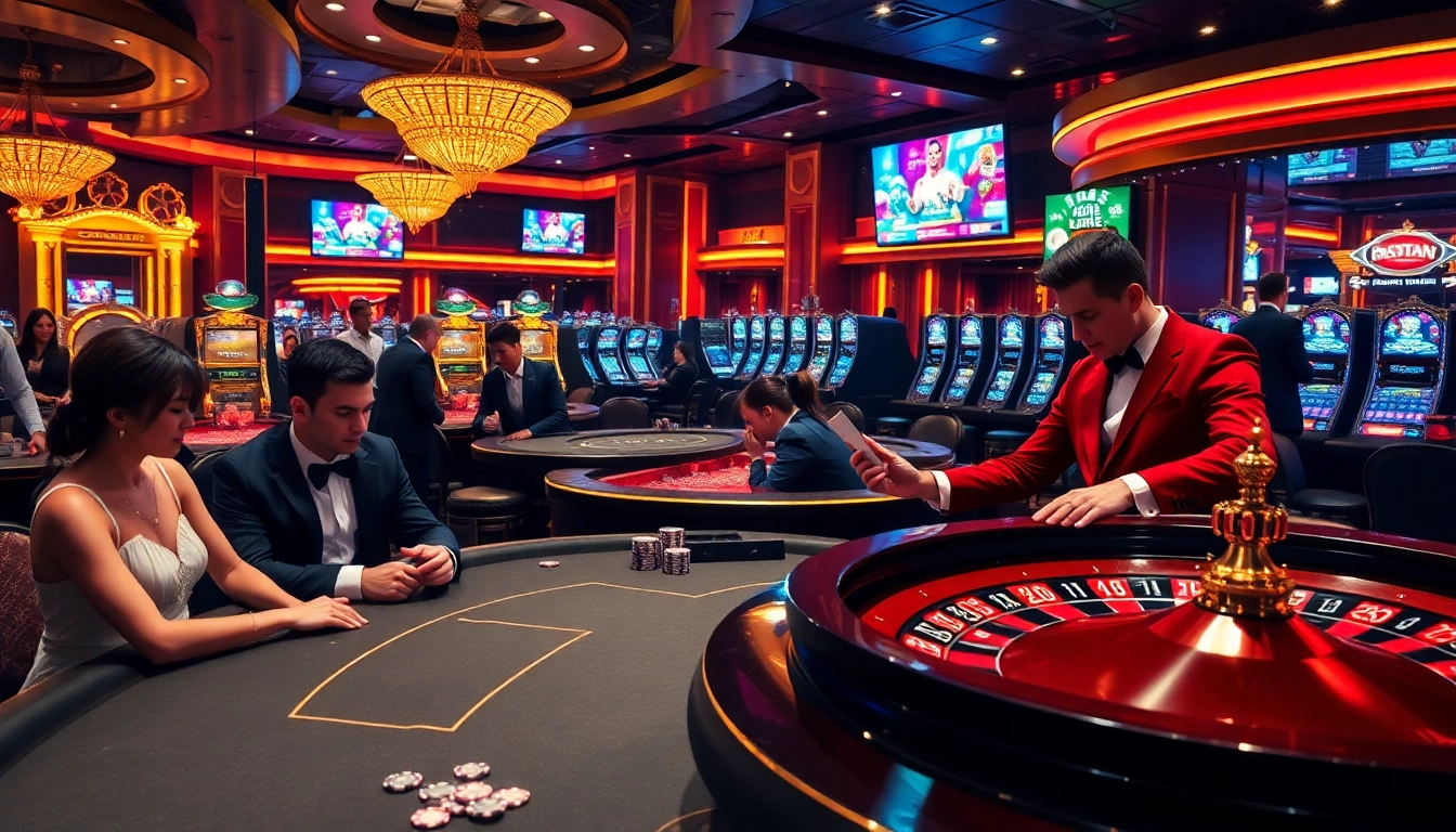 Experience thrilling casino gaming at https://gg88.tech/ with lively blackjack and roulette action in luxurious surroundings.